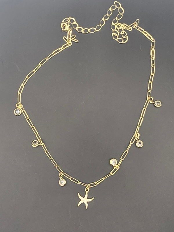 Choker Estrela com Zircônias