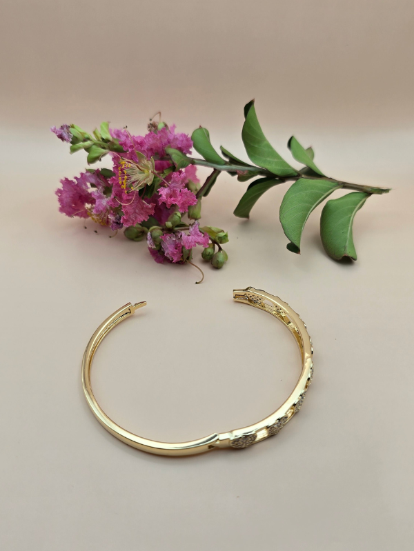 Bracelete Coração Zircônia Cravejado - Imagem 3
