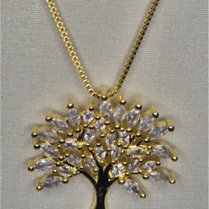 Colar Árvore da Vida – Banhado a Ouro 18k