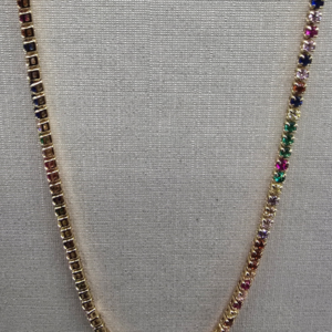 Choker Zircônia Colorida