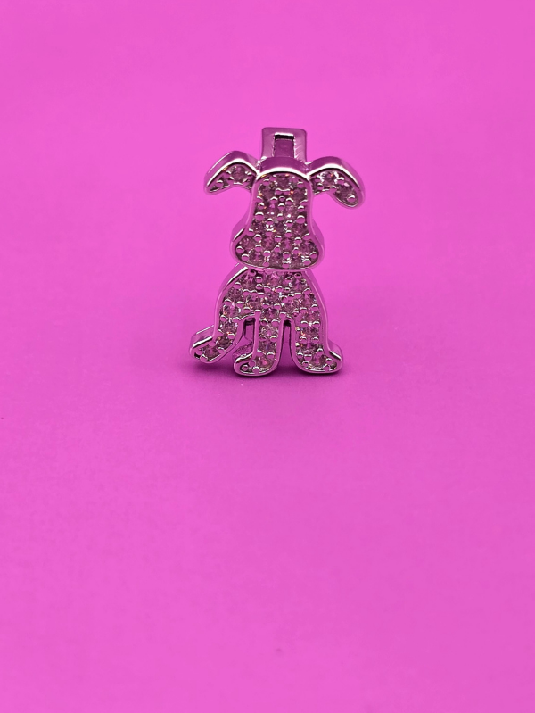 Acessório para Pulseira Cachorro Cravejado - Imagem 3