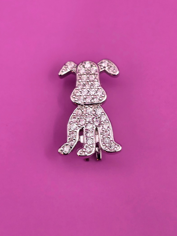 Acessório para Pulseira Cachorro Cravejado - Imagem 2