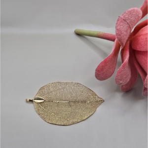 Pingente Folha Natural 4x6cm