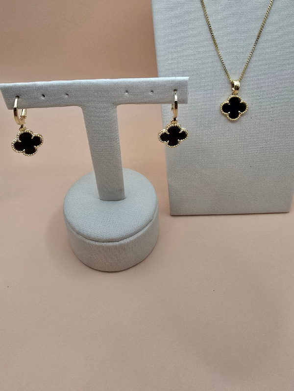 Conjunto Alhambra Trevo, Colar e Brinco Articulado e Colar - Imagem 8