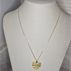 Conjunto Coração Galhos – Banhado em ouro 18K