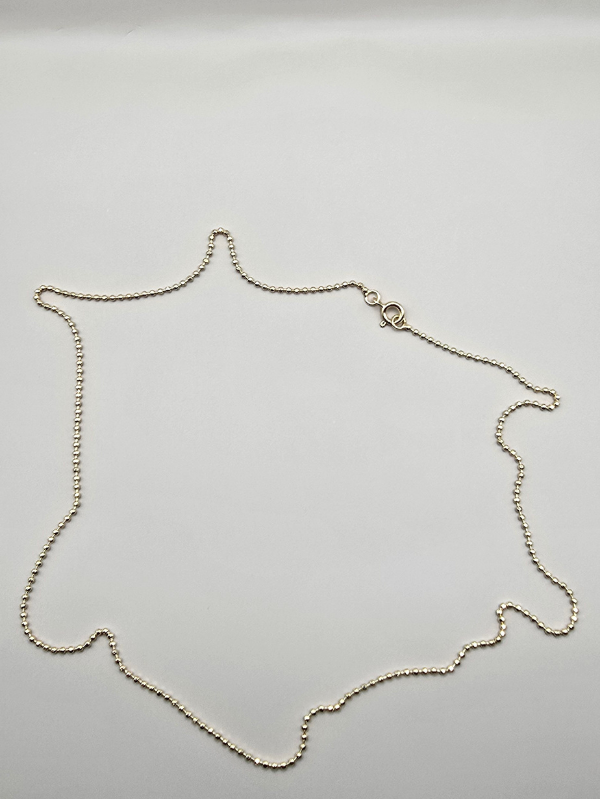 Corrente Micro Bola 1.5mm diamantada - Imagem 3