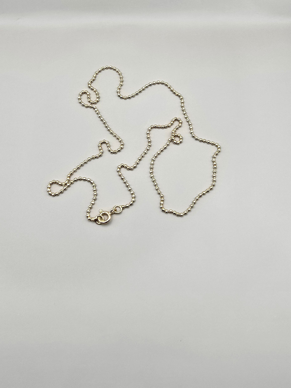 Corrente Micro Bola 1.5mm diamantada - Imagem 2